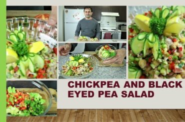 Chickpea and Black eyed Pea Salad(Healthy Choice)