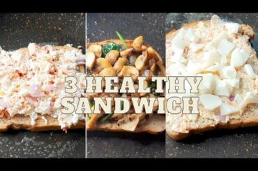 3 Super Healthy Sandwich Recipes || Weightloss Recipe || Teni world
