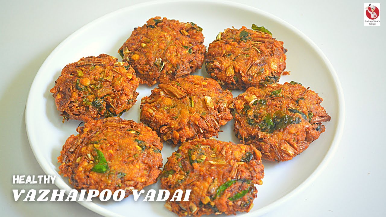 Crispy Vazhaipoo Vadai | Tasty and Healthy Snack Recipe #shorts Crispy Vazhaipoo Vadai | Tasty and Healthy Snack Recipe #shorts
