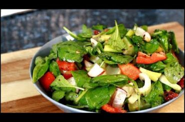 How to make perfect spinach Salad you can’t stop eating #Salad