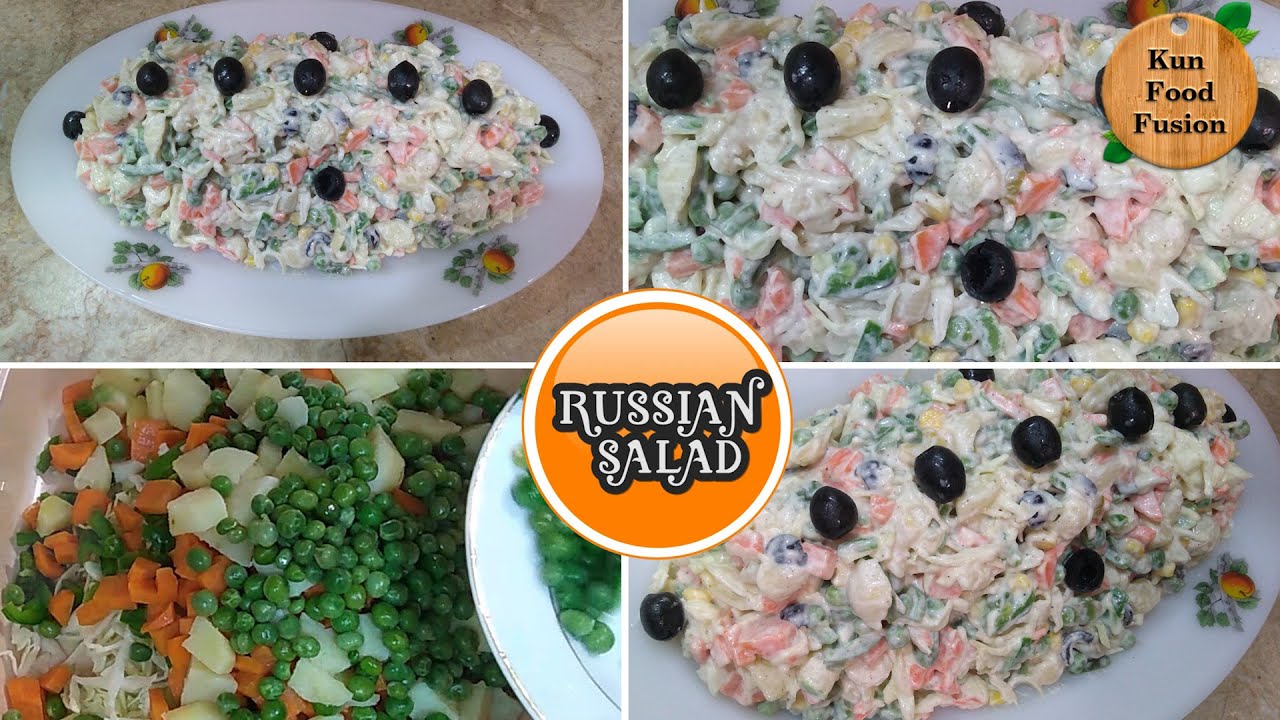 Russian Salad Recipe| Best Healthy Tasty Salad | Restaurant Style Russian Salad by Kun food fusion Russian Salad Recipe| Best Healthy Tasty Salad | Restaurant Style Russian Salad by Kun food fusion