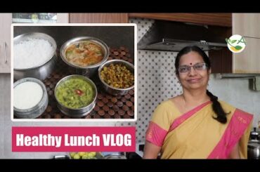 Lunch Vlog | Simple,Healthy Lunch Vlog | Sundakkai masala | Keerai masiyal | Rasam
