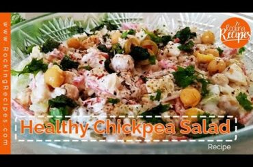 Super Healthy & Delicious Chickpea Salad Recipe | Diet Salad for Weight Loss-01