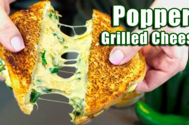 Anabolic JALAPENO POPPER GRILLED CHEESE | Healthy, Low Calorie, High Protein Grilled Cheese Recipe