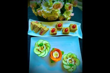 Salad & sandwiches-easy & quick recipe with healthy ingredients-lunchbox friendly| veg sandwiches