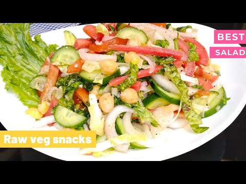 Raw Veg Snacks Fresh Vegetable Salad-Veg salads for weight loss at home-Mixed vegetable salad recipe Raw Veg Snacks Fresh Vegetable Salad-Veg salads for weight loss at home-Mixed vegetable salad recipe