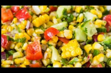 2 HEALTHY SALAD RECIPE / AMERICAN CORN SALAD /GREEN GARDEN SALAD