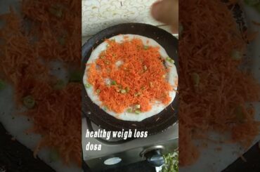 Health weight loss dosa.... perfect breakfast...simple and easy recipe #shorts