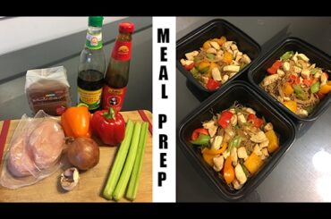 Healthy Chicken Stir Fry Noodles | Asian Meal Prep Recipes