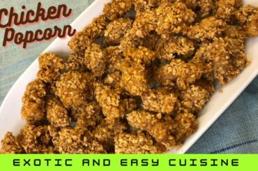 Chicken Popcorn Recipe | Healthy Snacks Recipe | No Maida Recipe Evening Snacks KFC Style Popcorn