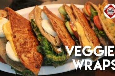Easy Veggie Wraps | Healthy Breakfast Recipe | Saeeda's Cookbook