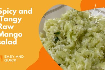 Quick Raw mango salad recipe | Healthy salad recipe | Ambuli Pachadi recipe | Mangalore