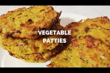 Baked Veggie Patties Recipe - Healthy Dinner Idea