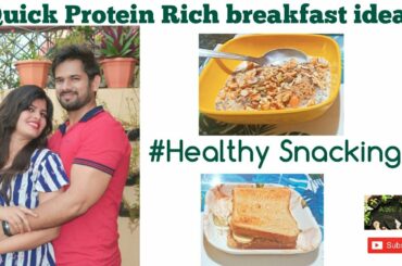 Quick protein rich breakfast recipes/Healthy snacking ideas/AGRIFIT