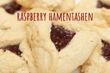The HEALTHIEST Hamentashen Recipe - Vegan, Eggless, Gluten Free, Oil Free, Raspberry Flavor