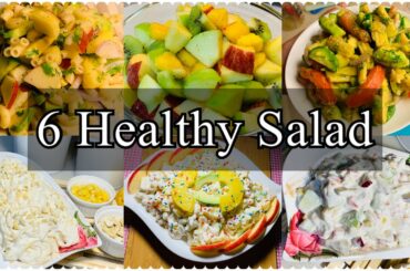 6 Easy + Healthy Salad for Every Day of The Week | Easy Recipes