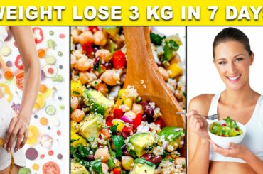 Healthy & Easy Salad Recipe For Weight Loss | Lose 3 Kgs in One Week