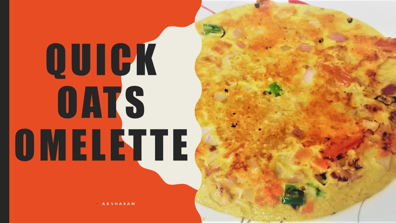 Tasty Oats Egg Omelette Recipe | Healthy Quick & Easy Breakfast | How to make Oatmeal Omelette Tasty Oats Egg Omelette Recipe | Healthy Quick & Easy Breakfast | How to make Oatmeal Omelette