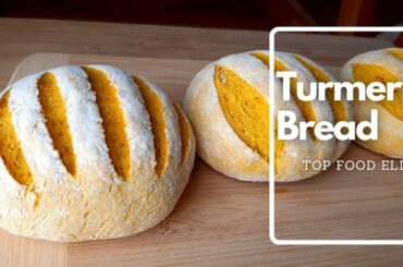 How To Make Turmeric Bread Recipe | Top Food Eli