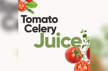 Tomato-Celery Juice | Shilpa Shetty Kundra | Healthy Recipes | Art of Loving Food
