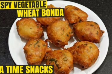 Crispy vegetable wheat bonda | Vegetable bonda | Healthy snacks recipe