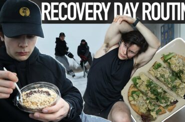 What I Eat In A Day + Recovery Day Routine | Mobility Work + Healthy Recipes
