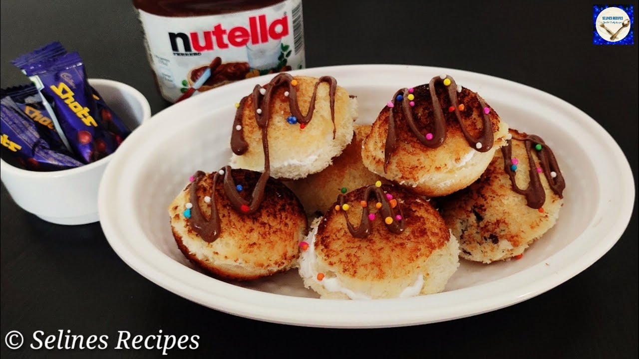 Chocolate Bombs with Bread | 5 Minute Snacks | Nutella Bread Bombs | Chocolate Bombs with Bread | 5 Minute Snacks | Nutella Bread Bombs |