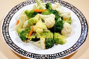 Weight Loss  Light Stir Fry Vegetables