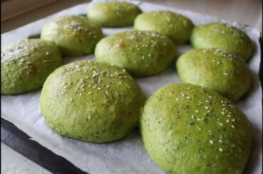 Healthy Spinach Buns II Bread Recipe II Spinach Recipe