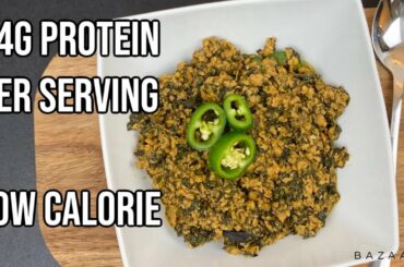 PALAK KEEMA l HIGH PROTEIN l BITE HEALTHY