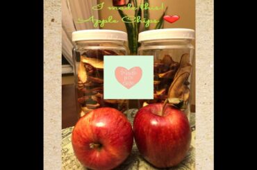 Making Apple Chips Using NESCO Food Dehydrator #healthysnacks #homemade