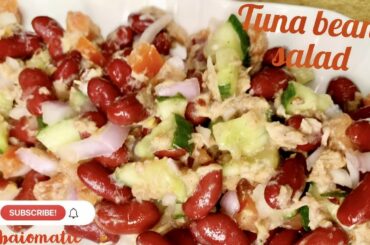 Tuna beans salad recipe  |high protein salad recipe | weight loss salad recipe