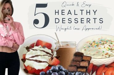 Healthy Desserts To Lose Weight | Taylor Bee