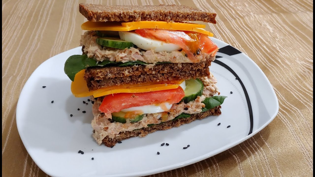 TUNA SANDWICH RECIPE | HEALTHY, NO MAYO | #shorts TUNA SANDWICH RECIPE | HEALTHY, NO MAYO | #shorts