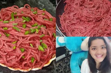 PINK NOODLES RECIPE! NATURAL BEETROOT AND GARLIC NOODLES | EASY AND HEALTHY NOODLES RECIPE