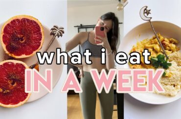 What I eat in a week to feel good : healthy + balanced meals / breakfast lunch dinner recipes !