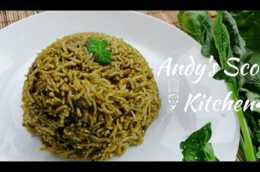 Palak Pulao | Healthy Lunchbox Recipes | Palak Recipes