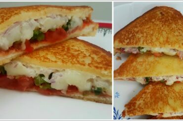 CRUNCHY SANDWICH RECIPE FOR KIDS | EASY AND HEALTHY SANDWICH RECIPE