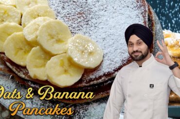 Oats & Banana Pancakes |Healthy Recipes| High Protein| Jassie Vlogs