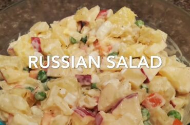 Easy to make Russian Salad | Healthy salad recipe