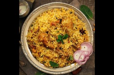 CHICKEN BIRYANI RECIPE INDIAN SPECIAL LUNCH RECIPE HEALTHY CHICKEN AND RICE RECIPE ENGLISH SUBTITLES