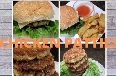 Chicken Burgar Patties |Homemade Chicken Patties healthy and delicious!!