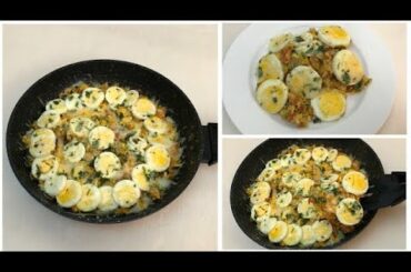 Tasty & Easy Recipe with Eggs for breakfast or Dinner