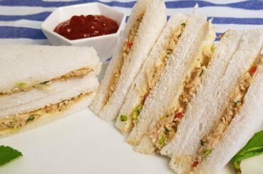 Chicken Mayo Sandwich/ Kids favourite Sandwich/ How to make Healthy, Quick and easy Chicken Mayo!