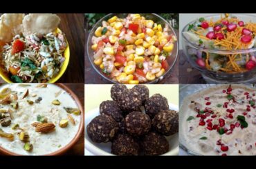 6 Zero Oil Snacks Recipe | Healthy Evening Snacks Without Oil | No Oil Snacks | Tea Time Easy Snack