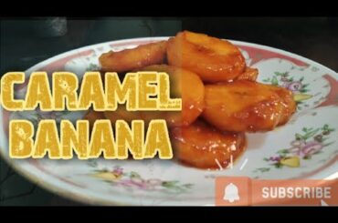 Caramel Banana/Healthy snack recipe for kids