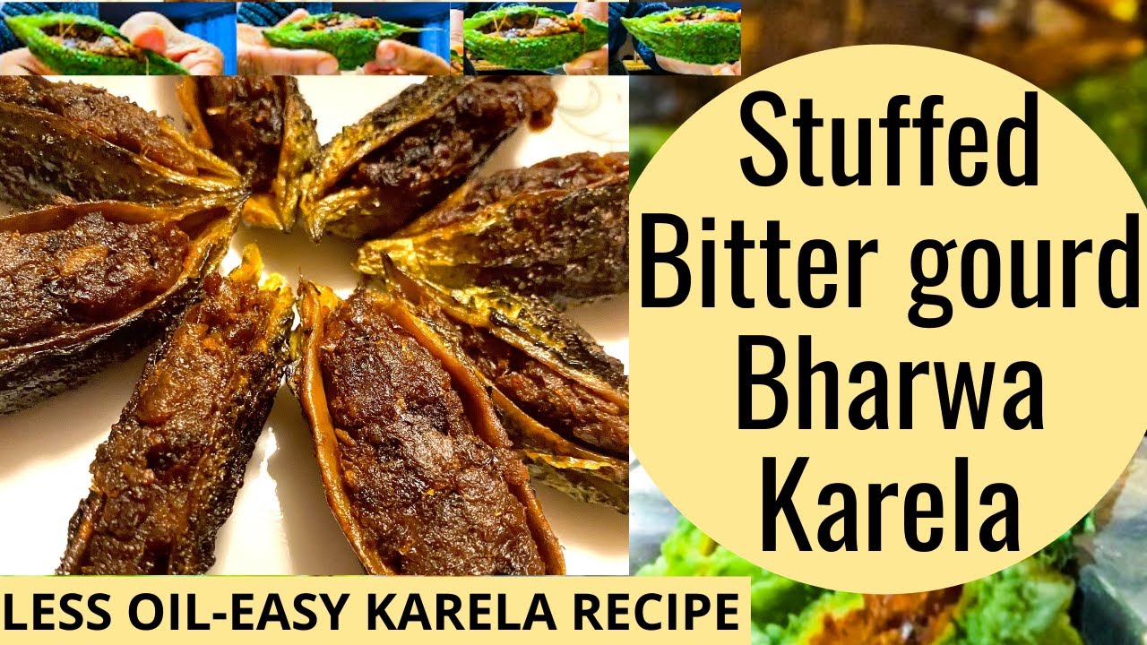 STUFFED BITTER GOURD | BHARWA KARELA RECIPE WITH LESS OIL | EASY AND HEALTHY | #Shorts STUFFED BITTER GOURD | BHARWA KARELA RECIPE WITH LESS OIL | EASY AND HEALTHY | #Shorts