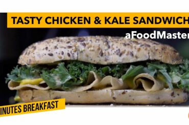 SUBWAY STYLE - TASTY CHICKEN SANDWICH| 2 MINUTES BREAKFAST | @AFOODMASTER | MR.GREEN| HEALTHY