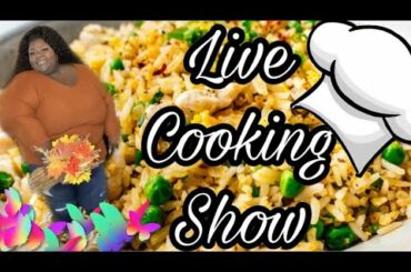 Live Cooking Show | Low Calorie Chicken Fried Brown Rice |JoyAmor