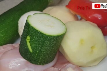 I Took Zucchini, Eggs And Potatoes  For This Healthy Dinner